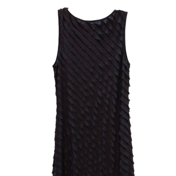 Christopher and Banks Dress Womens M Sleeveless Ruffle Layers Casual Knee Length - Picture 5 of 7